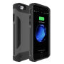 Trwałe opakowanie ochronne z zewnętrzną baterią 4000 mAh dla iPhone SE (2020/2022) / 8 / 7 / 6S / 6 - szare