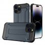 Super trwałe "Armor" etui do iPhone 14 Pro - ciemnoniebieski