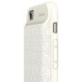 BASEUS etui designowe z baterią 5000mAh dla Apple iPhone 6 / 6S - kremowe