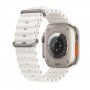 Silikonowy pasek oceaniczny dla Apple Watch Ultra 49mm / 46mm / 45mm / 44mm / 42mm - biały
