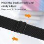Nylonowy cienki pasek z przesuwaną klamrą dla Apple Watch 42mm / 41mm / 40mm / 38mm - fioletowy