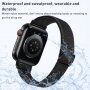 Nylonowy cienki pasek z przesuwaną klamrą dla Apple Watch 42mm / 41mm / 40mm / 38mm - fioletowy