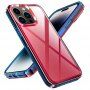 Przezroczysta, wytrzymała osłona Armor dla iPhone 14 Pro Max - neonowy róż