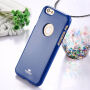 MERCURY GOOSPERY etui ochronne błyszczące dla Apple iPhone 6 Plus / 6S Plus - ciemnoniebieskie