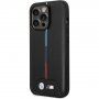 Osłona BMW M Tricolor Stripe dla iPhone 14 Pro Max - czarny