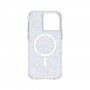 Pokrowiec Case Mate Twinkle Diamond Glitter etui z MagSafe dla iPhone 14 Pro Max - srebrny