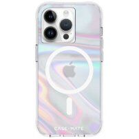 Case Mate Soap Bubble etui holograficzne MagSafe dla iPhone 14 Pro Max - przezroczyste