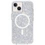 Pokrowiec Case Mate Twinkle z MagSafe i efektem gwiezdnego pyłu dla iPhone 14 Plus - srebrny