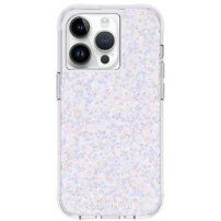 Pokrowiec Case Mate Twinkle Diamond Glitter etui z MagSafe dla iPhone 14 Pro Max - srebrny