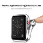 Miękki plastikowy futerał ochronny Dux Ducis na Apple Watch 38mm - srebrny
