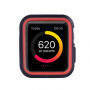 Pokrowiec ochronny silikonowy dla Apple Watch 42mm - czarno-czerwony