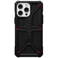 Super wytrzymały pokrowiec UAG Monarch z kevlarowym wzorem dla iPhone 14 Pro Max - czarny