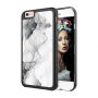 Etui ochronne z czarną ramką dla Apple iPhone 6 Plus / 6S Plus - dym