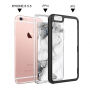 Etui ochronne z czarną ramką dla Apple iPhone 6 Plus / 6S Plus - dym