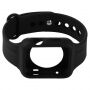 Baseus pasek z miękkiego plastiku z futerałem dla Apple Watch 42mm / 41mm / 40mm / 38mm – czarny