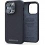 NJORD kožený pokrowiec dla iPhone 14 Pro - ciemnoszary