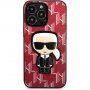 Karl Lagerfeld Monogram Ikonik pokrowiec dla iPhone 13 Pro Max - czerwony