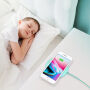 BASEUS bezprzewodowa QI ładowarka w stylu donuta dla Apple iPhone - turkus