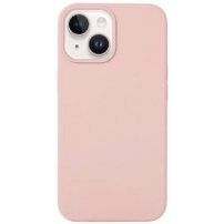 Etui silikonowe dla iPhone 14 Plus - piaskowo-różowe