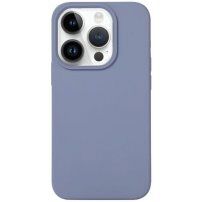 Etui silikonowe dla iPhone 14 Pro Max - niebiesko-szare