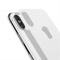 BASEUS szkło hartowane tylne dla iPhone X / XS – białe