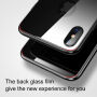 BASEUS szkło hartowane tylne dla iPhone X / XS – czarne