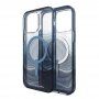 GEAR4 D3O Milan Snap Blue Swirl przezroczysty pokrowiec z MagSafe dla iPhone 14 Pro Max - niebieskie