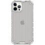 Wytrzymała, błyszcząca okładka z pionową siatką dla iPhone 11 Pro - szary
