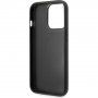 Karl Lagerfeld Quilted Puffy Metal Logo pokrowiec dla iPhone 14 Pro - czarny