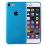 Ultra cienkie 0,5 mm jasne etui silikonowe dla Apple iPhone 8 / 7 - ciemnoniebieskie