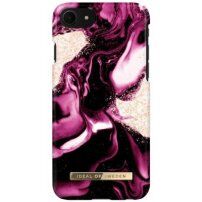iDeal Of Sweden Golden Ruby Marble etui dla iPhone 6 / 6S / 7 / 8 / SE (2020/2022) - fuksjowy