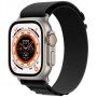 Nylonowy pasek alpinistyczny dla Apple Watch Ultra 49mm / 46mm / 45mm / 44mm / 42mm - czarny