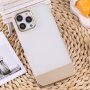 Pokrywa ochronna z platerowanym dnem dla iPhone 12 Pro Max - biały