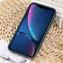 Pokrywa ochronna z platerowanym dnem dla iPhone XR - zielone
