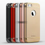 IPAKY eleganckie etui dla iPhone 5 / 5S / SE (2016) - czerwono-złote