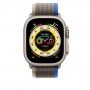 Nylonowy pasek ściągający dla Apple Watch 42mm / 41mm / 40mm / 38mm - niebiesko-szare