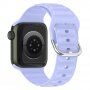 Silikonowy pasek Ocean Ripple dla Apple Watch 42mm / 41mm / 40mm / 38mm - fioletowy