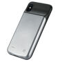 Eleganckie etui z baterią 3200mAh dla iPhone X/XS - czarne