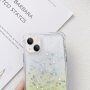 Przezroczysty pokrowiec z cekinami i regulowanym paskiem dla iPhone 14 Plus - różowy