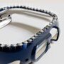 Metalowe etui z dżetami dla Apple Watch Ultra 49 mm - różowe