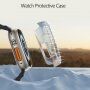 Metalowe etui z dżetami dla Apple Watch Ultra 49 mm - ciemnoniebieski