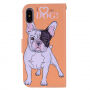 Pokrowiec flip dla iPhone XS Max - buldog