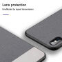 CAFELE luksusowe etui dla iPhone XS / iPhone X - ciemnoniebieskie