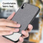 CAFELE luksusowe etui dla iPhone XS / iPhone X - ciemnoniebieskie
