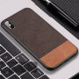 CAFELE luksusowe etui dla iPhone XS / iPhone X - brązowe