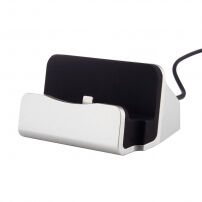 Magnetyczna stacja ładująca i dokująca dla iPhone - srebrna