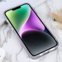 Etui przezroczyste z cekinami do iPhone 14 Plus - fioletowy