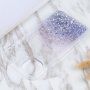 Etui przezroczyste z cekinami do iPhone 14 Plus - fioletowy