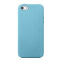 Eleganckie etui do Apple iPhone 5 / 5S / SE (2016) - jasnoniebieskie