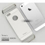 IPAKY eleganckie etui dla iPhone 5 / 5S / SE (2016) - srebrne